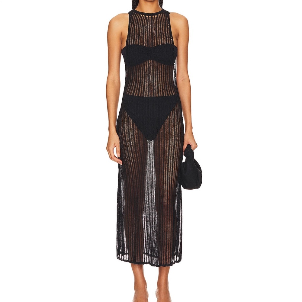 NWT LPA black coverup size medium